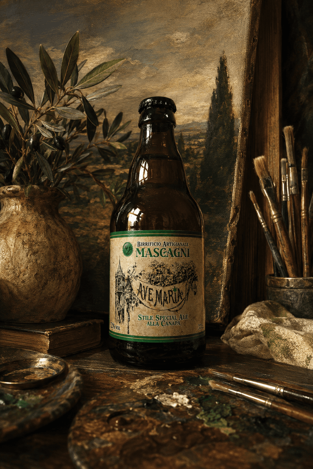 Ave Maria, special ale alla canapa della serie — bottiglia nella bottega